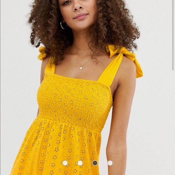 ASOS Eyelet Sundress with Tie Straps - Picture 3 of 9